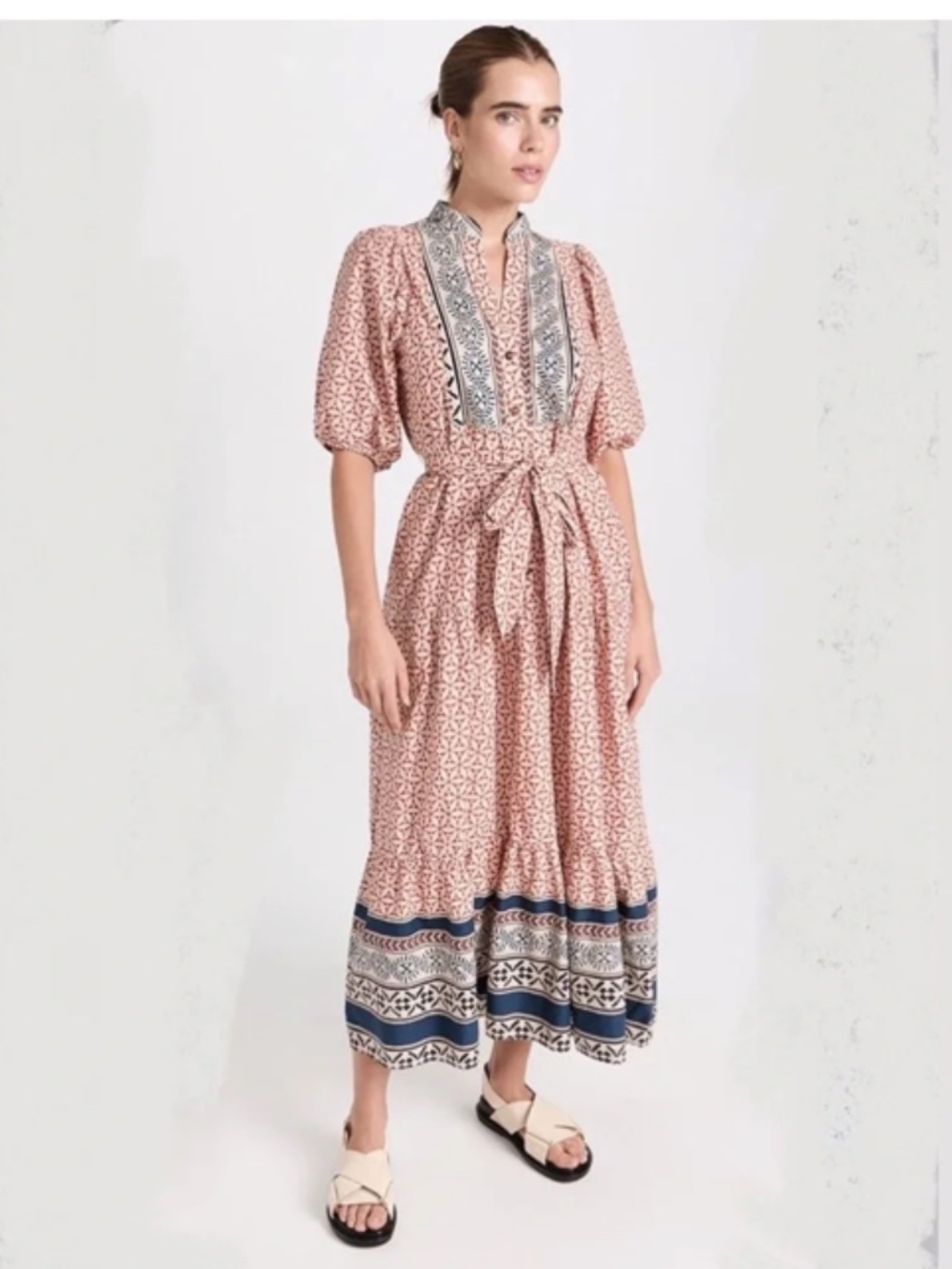 Xirena Cassia dress size large with pockets and sash